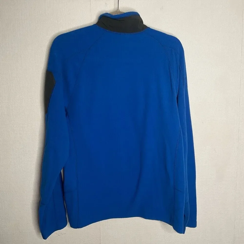 The North Face Fleece Quarter Zip Pullover Mens M Blue‎ Lightweight Sweater